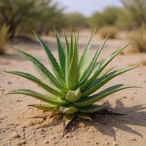 Aloe vera, plante succulente médicinale à feuilles charnues