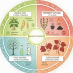 Infographie : Combien de temps prendre une plante médicinale ? Schéma comparatif entre traitement d'attaque (1 à 10 jours), cure de fond (21 jours) et usage saisonnier.