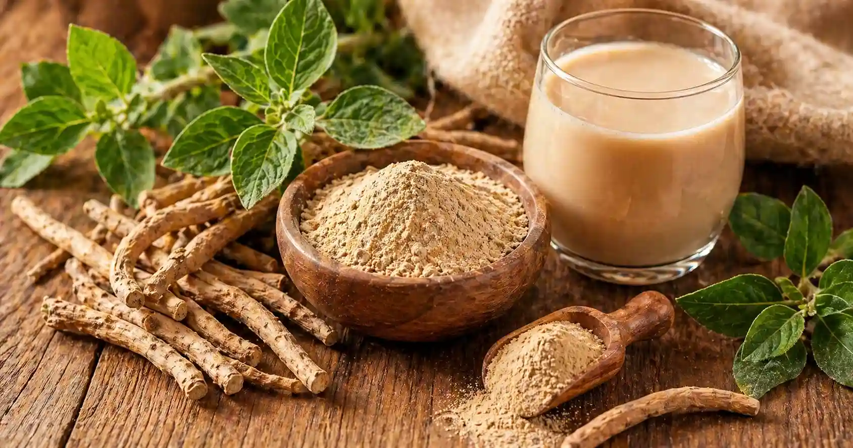 Comment utiliser la poudre d'ashwagandha au quotidien Poudre d'ashwagandha et racine séchée de Withania somnifera — préparation et dosage quotidien