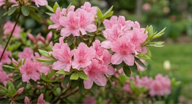 L'azalée est toxique pour les chats — grayanotoxines Azalée (Rhododendron simsii) — plante toxique pour les chats contenant des grayanotoxines