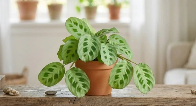 Le calathea est non toxique pour les chats — plante décorative sûre Calathea — plante d'intérieur non toxique pour les chats
