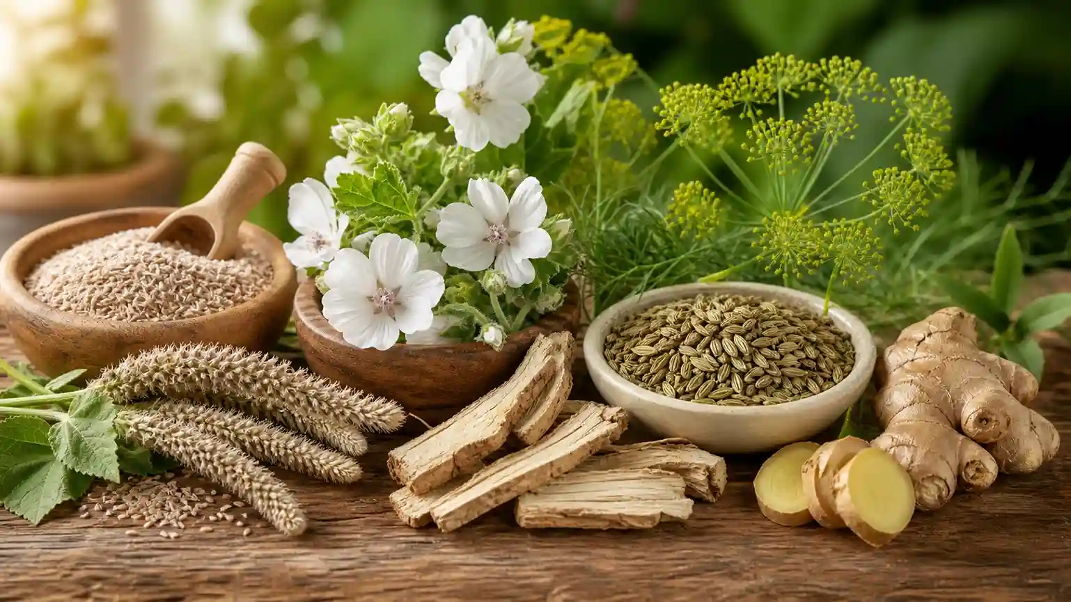 Les meilleures plantes pour la constipation — phytothérapie digestive Plantes médicinales laxatives pour la constipation : psyllium, guimauve, fenouil et gingembre