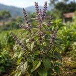 Tulsi Ocimum sanctum, basilic sacré, plante entière